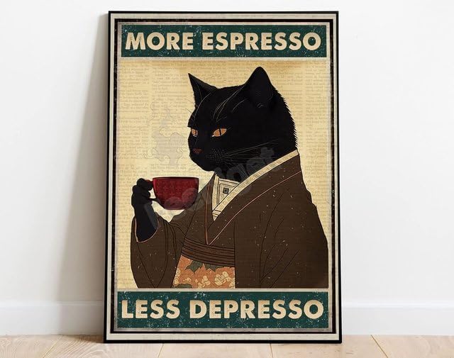 Retro Gaming Pictures - Targa in Metallo Retrò 'More Espresso