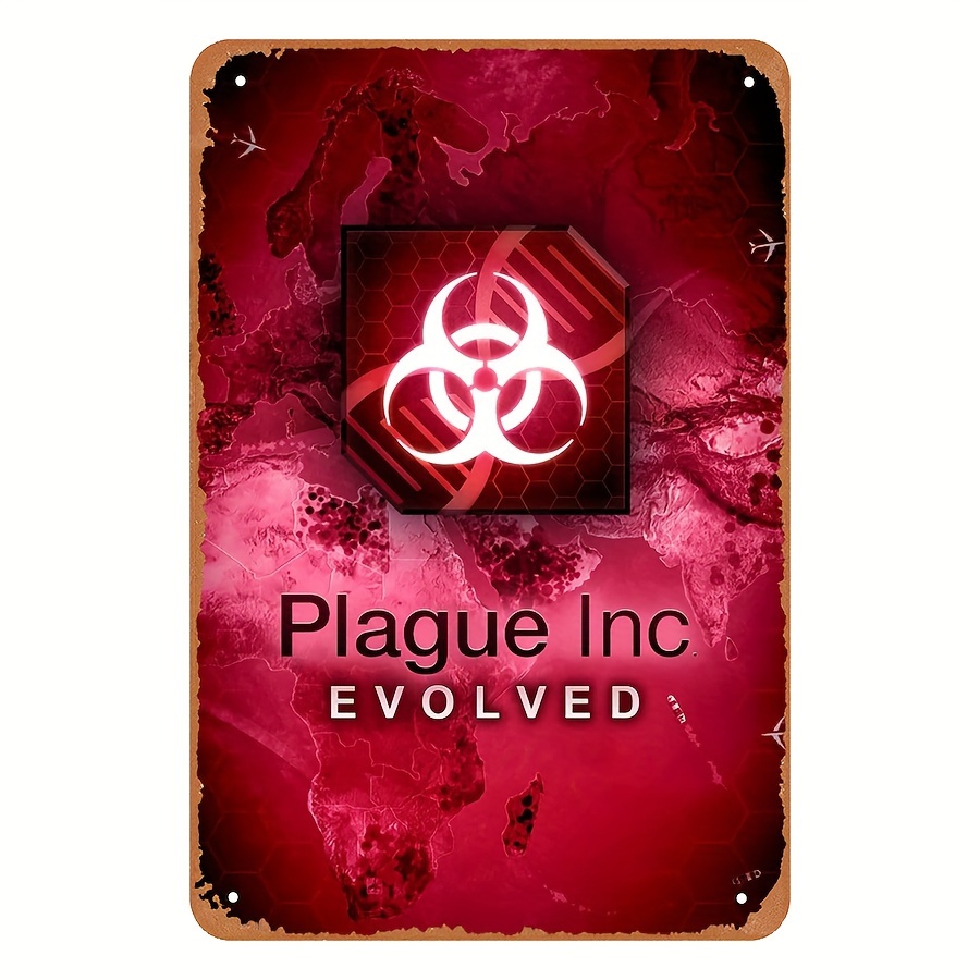 Retro Gaming Us - Insegna in Metallo Stile Vintage Plague