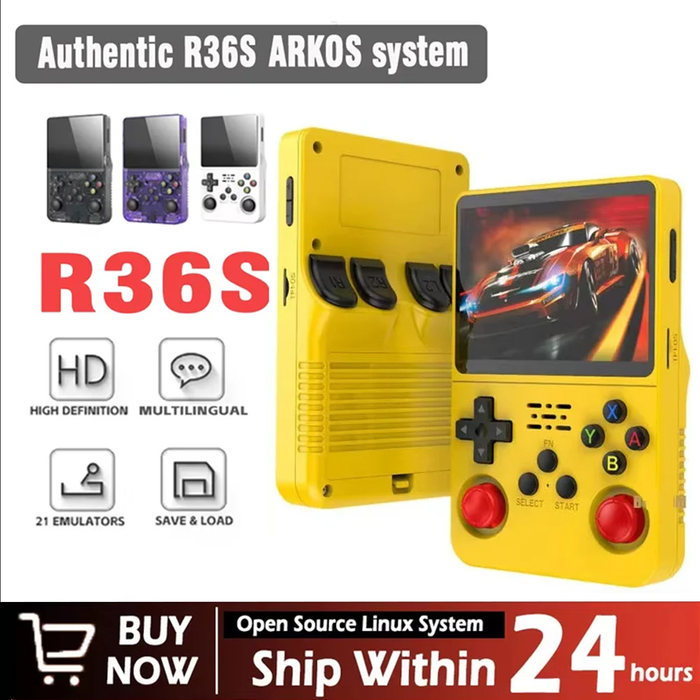 Retro Gaming R36S - Console di Gioco Portatile Retro ARKOS