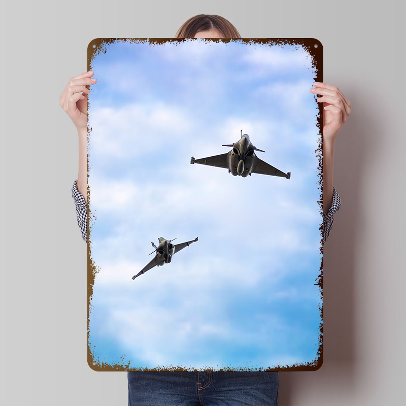 Retro Gaming X2 - Poster in Latta Dassault Rafale X2,