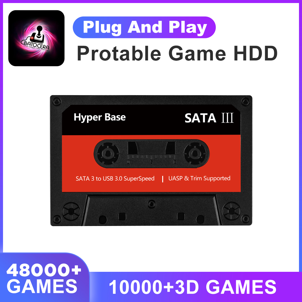 Retro Gaming Hdd - Batocera 35.linux 500G HDD esterno Gioco