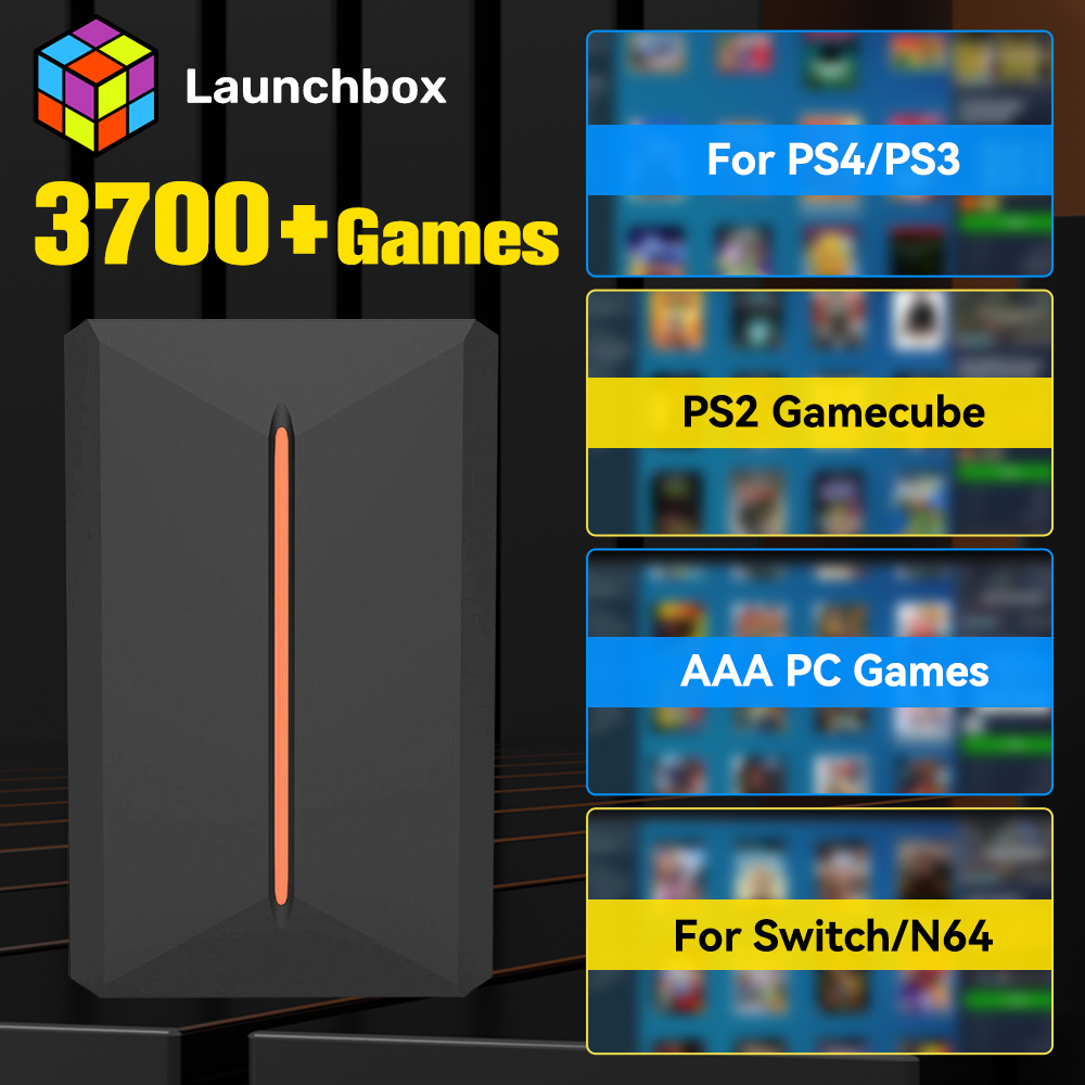 Retro Gaming Hdd - Launchbox Console di gioco retrò con