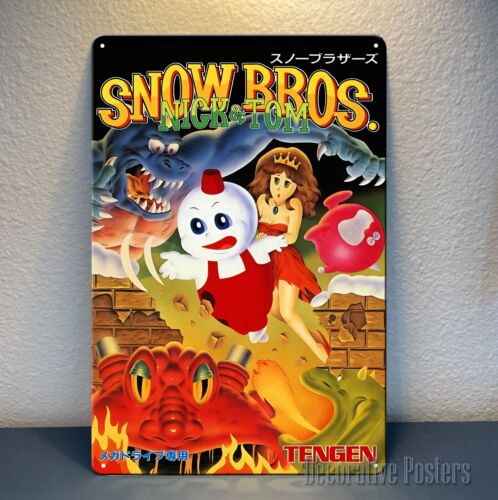Retro Gaming Us - p1,Snow Bros Nick&Tom Retro Tengen Videogioco