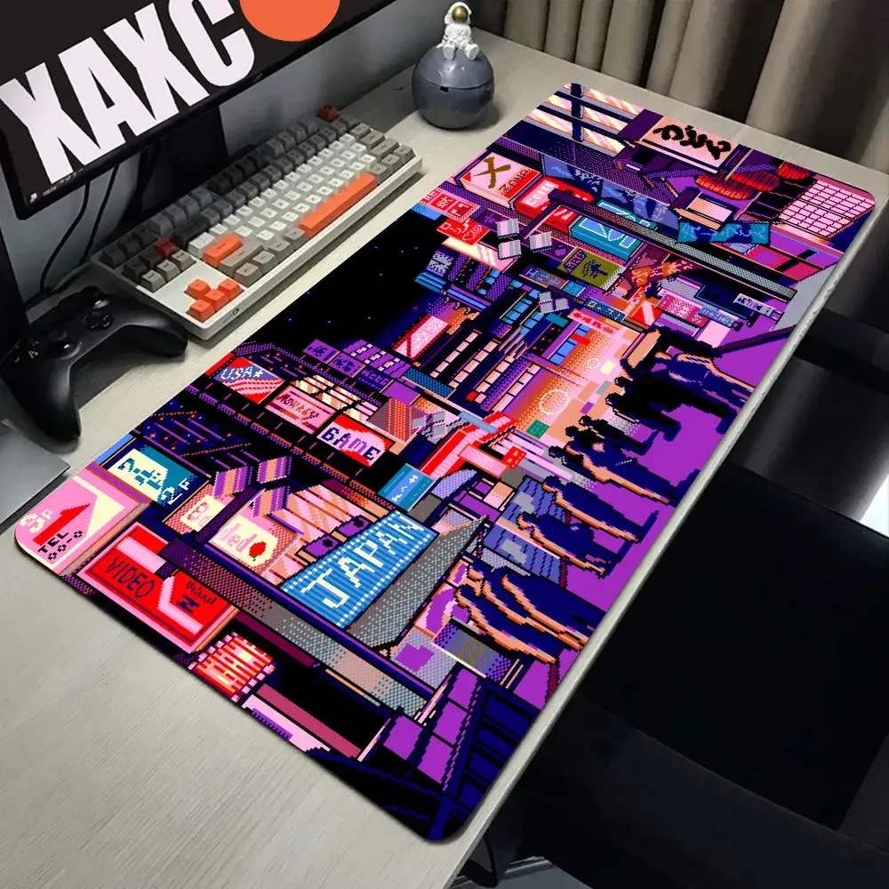 Retro Gaming Japan - Tappetino per Mouse HD Retro Vaporwave,
