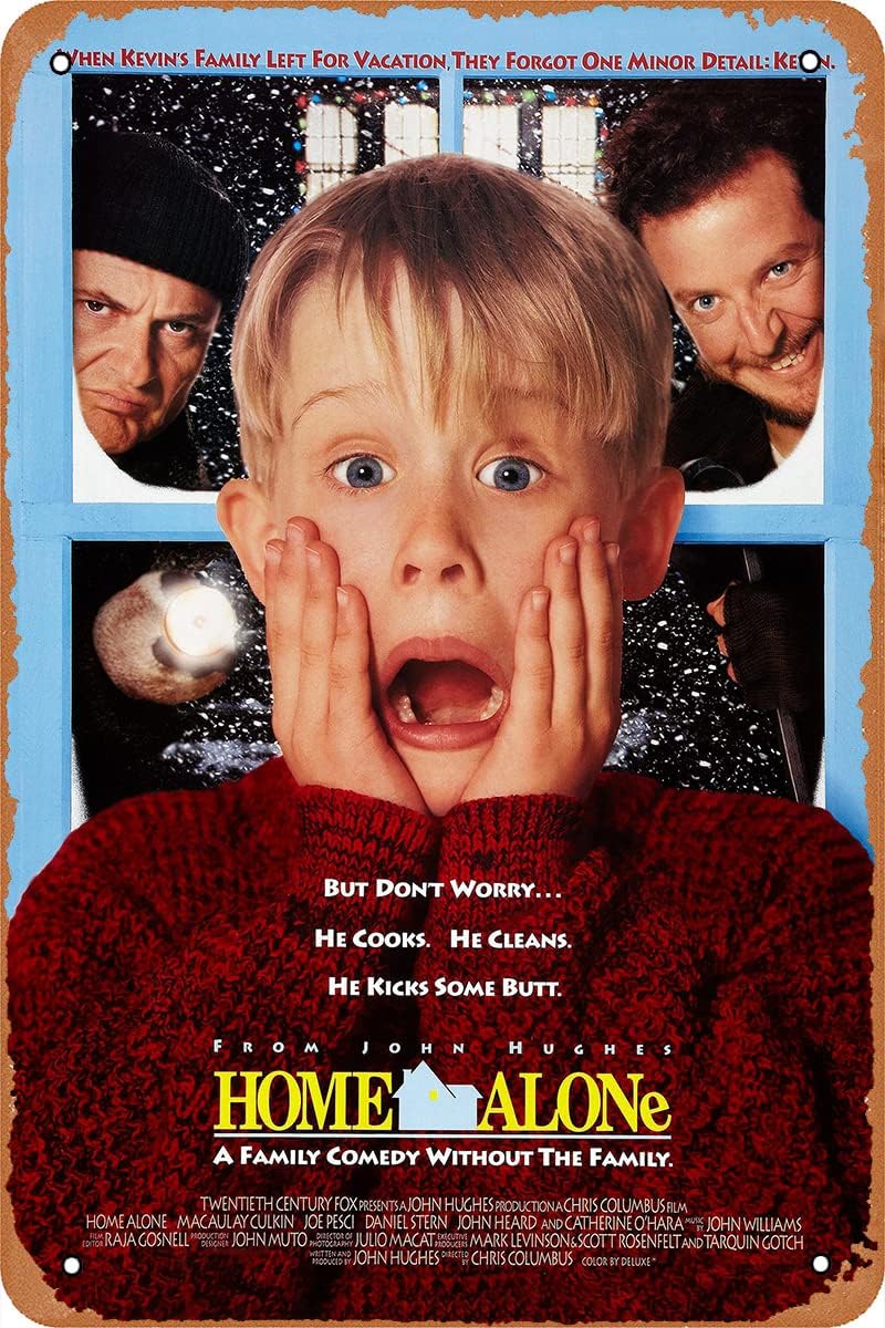 Retro Gaming Pictures - QIAN&XII Home Alone Movie Poster Targa