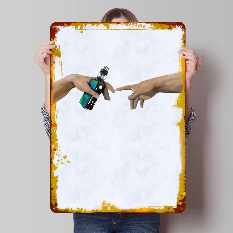 Retro Gaming At Home - Poster Stampato a Mano con Motivo