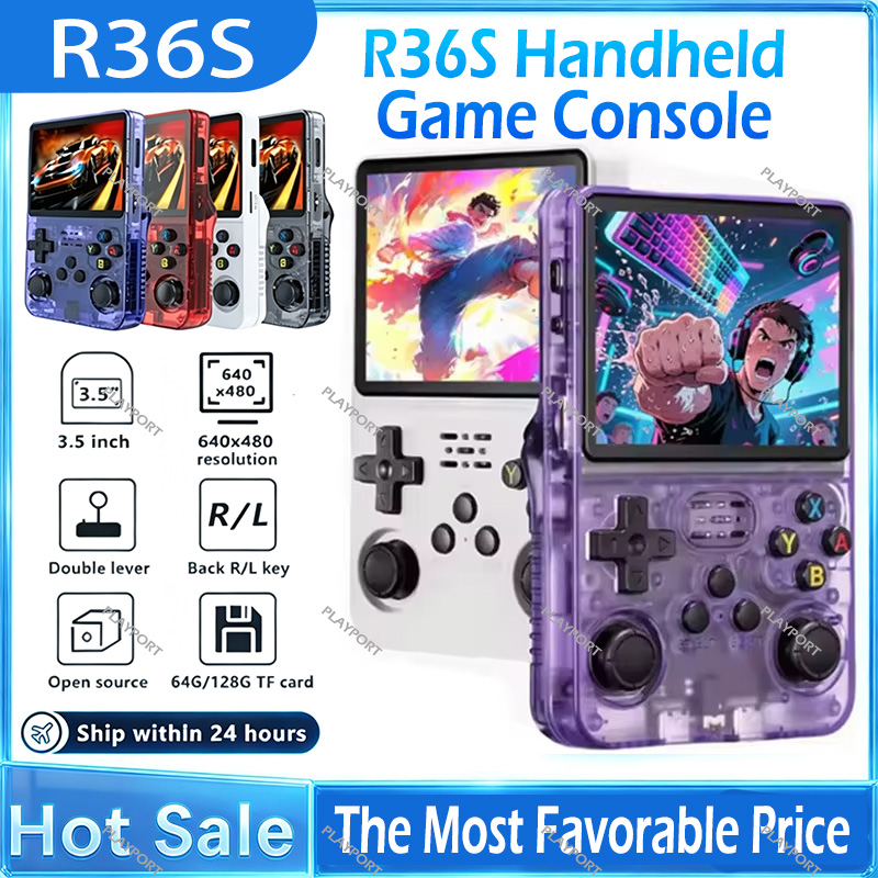 Retro Gaming R36S - Console di Gioco Portatile Retrò R36S