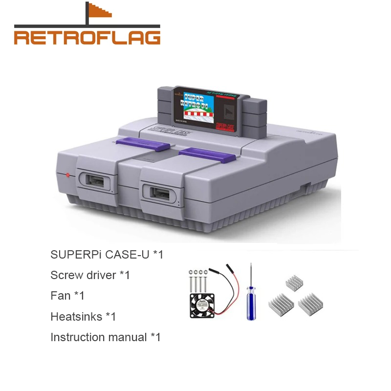 Retro Gaming Raspberry Pi - Retroflag SuperPi Case con Spegnimento Sicuro