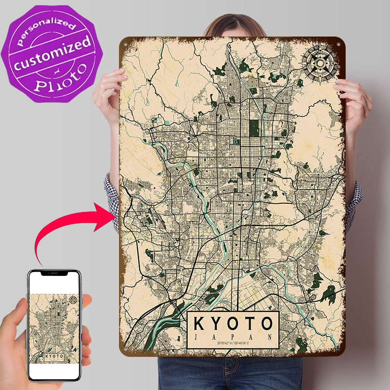 Mappa della città di Kyoto, Gi - Retro Gaming Japan recensione e prezzo