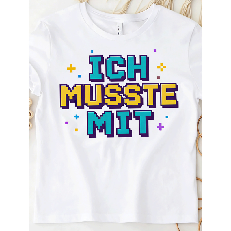 Ich Musste Mit German Meme T-S - Retro Gaming Fonts recensione e prezzo