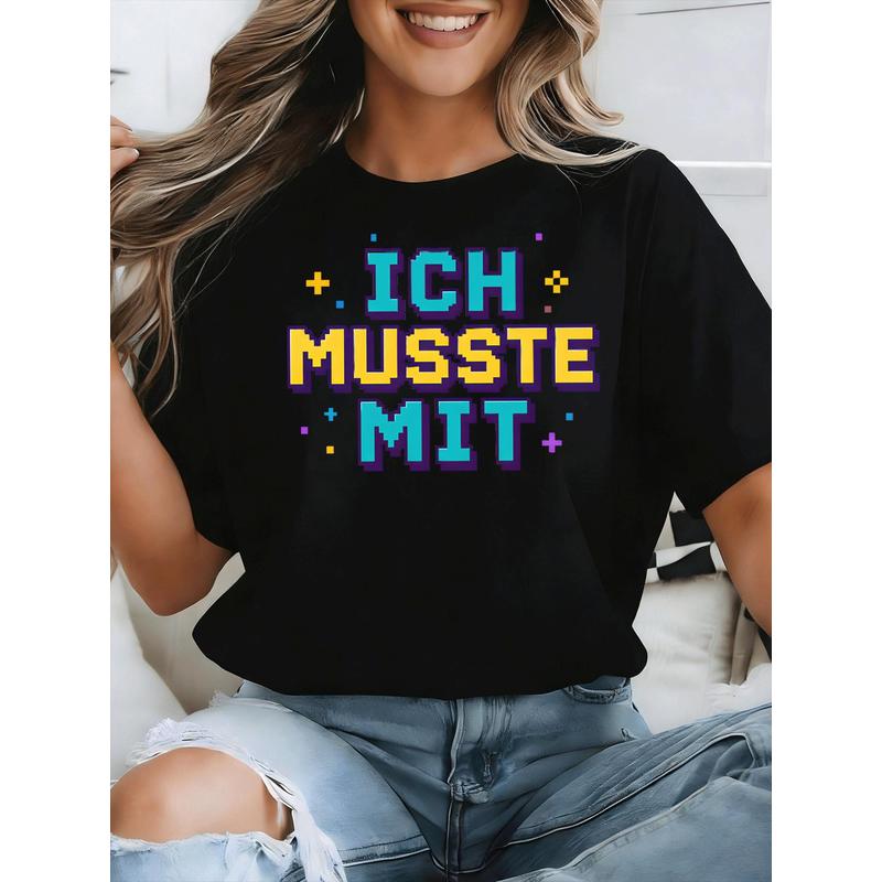 Ich Musste Mit German Meme T-S - Retro Gaming Fonts recensione e prezzo