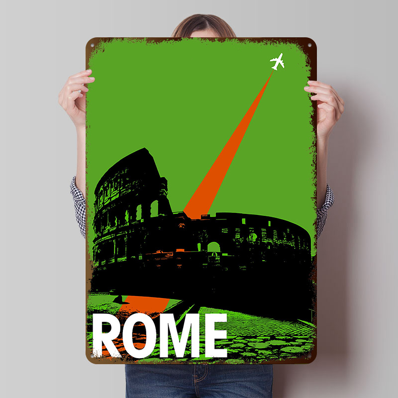 Poster in metallo da viaggio d - Retro Gaming At Home recensione e prezzo