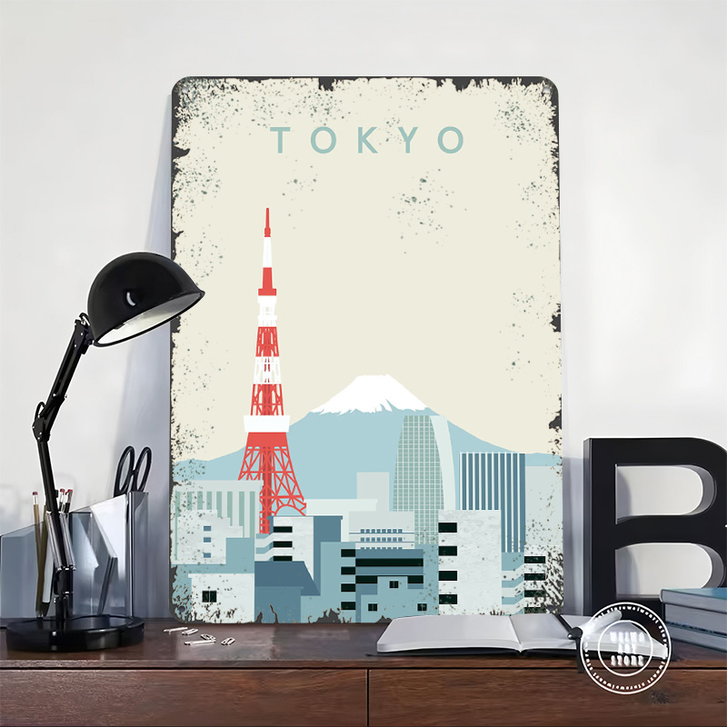 Poster di Tokyo in Stile Retrò - Retro Gaming At Home recensione e prezzo