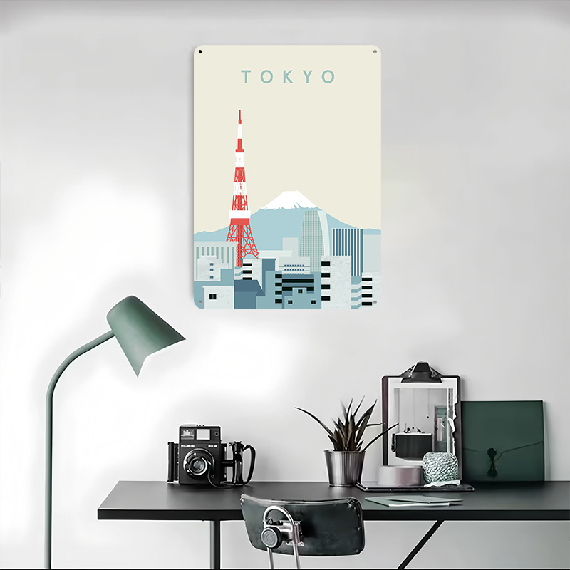 Poster di Tokyo in Stile Retrò - Retro Gaming At Home recensione e prezzo