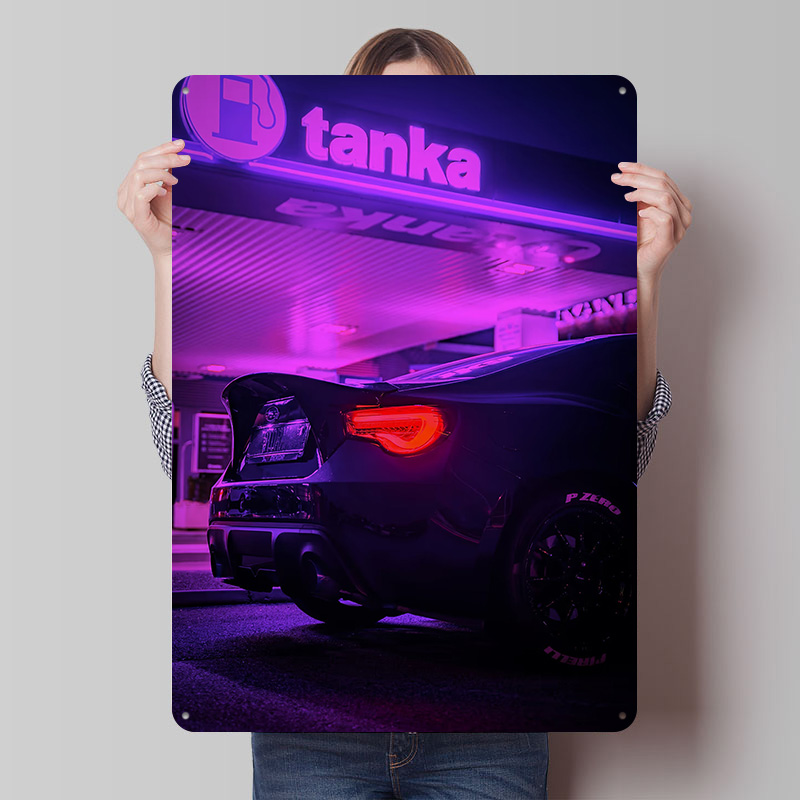 Targa in Metallo Nera a Tema S - Retro Gaming At Home recensione e prezzo