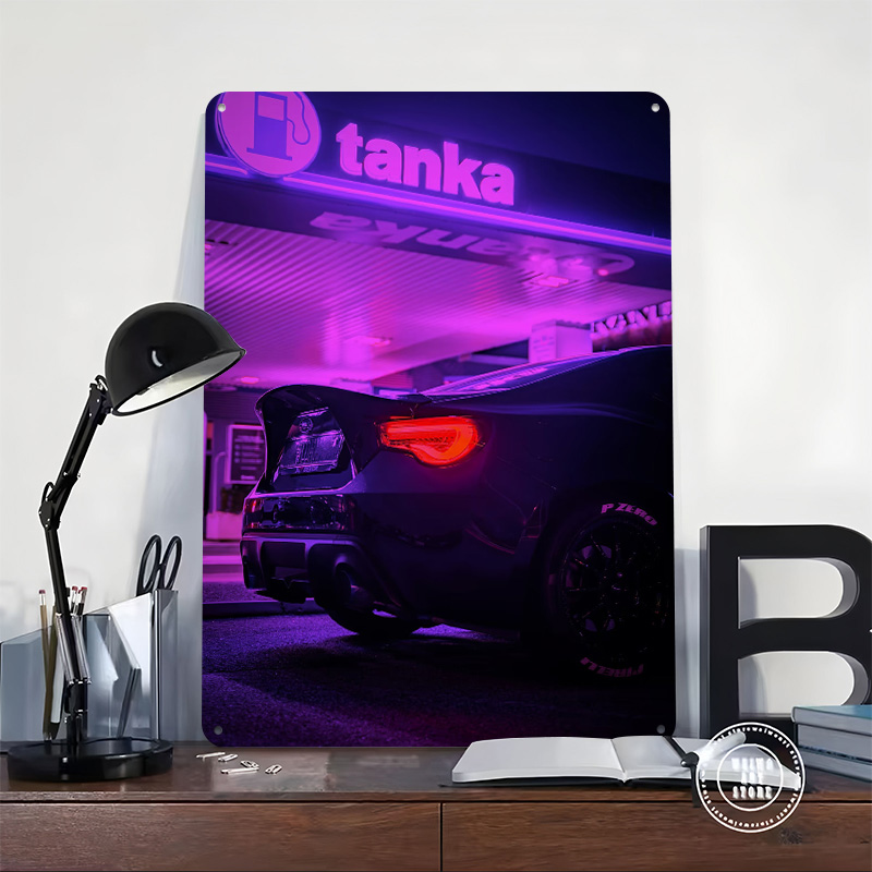 Targa in Metallo Nera a Tema S - Retro Gaming At Home recensione e prezzo